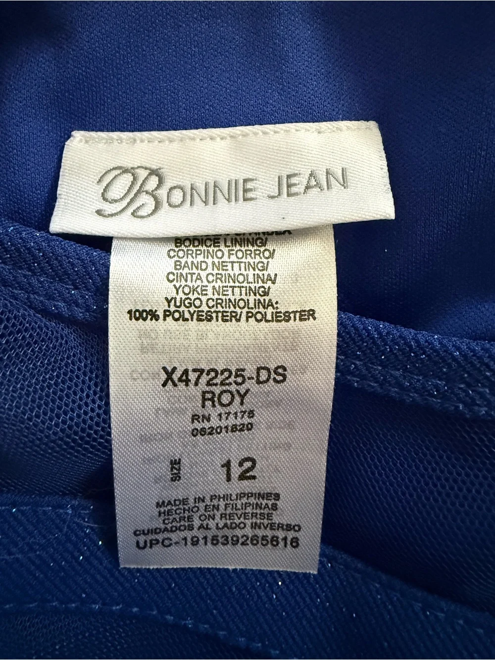 Bonnie Jean elegant royal